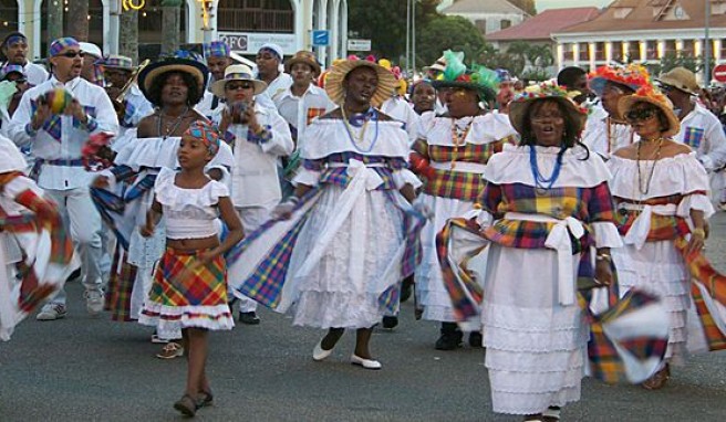 Kreolischer Karneval in Cayene. Französisch Guyana, Frankreich