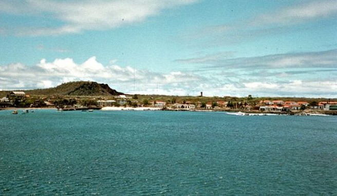 Puerto Ayora auf Santa Cruz, dem Touristenzentrum der Galapagos, Ecuador