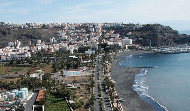San Sebastian, die Hauptstadt der kanareninsel La Gomera, Spanien