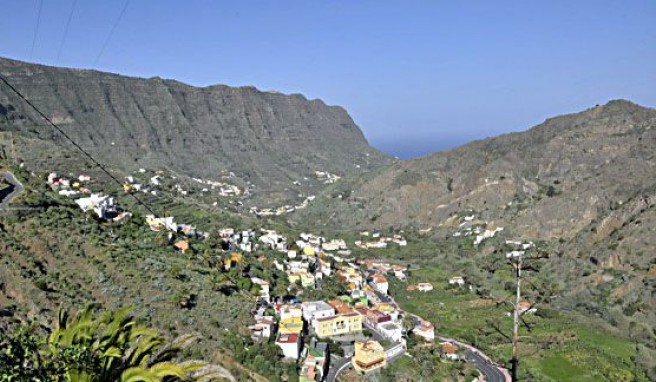 Hermigua, der grüne Norden der Kanareninsel La Gomera, Spanien