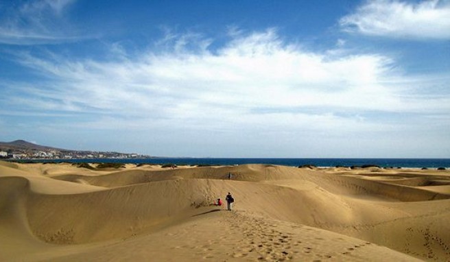 Gran Canaria: Nicht nur die Dünen von Mas Palomas bestimmen das Bild der grünen Kanareninsel.