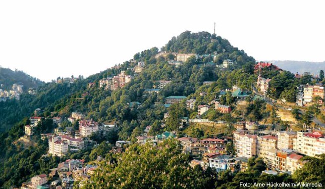 Blick auf Shimla, die einstige »Summer Capital of West-India«