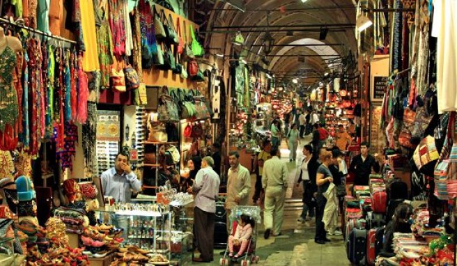 Im Großen Basar von Istanbul, Türkei