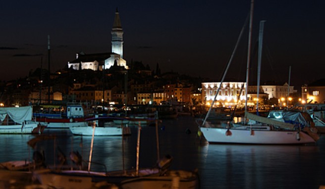 Rovinj, die malerisch gelegene Hafenstadt in Istrien, Kroatien