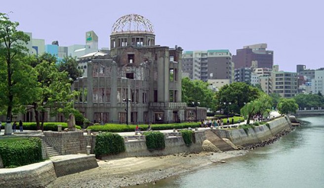 Der Atombombendom Gembaku, Hiroshima, Japan##Foto: Wikimedia Commons, Fg2 Der Atombombendom Gembaku, Hiroshima, Japan
