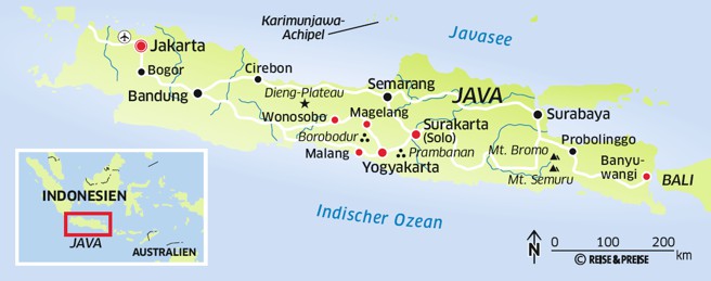 Reisebericht Indonesien Quer ber die Insel  Java  von 