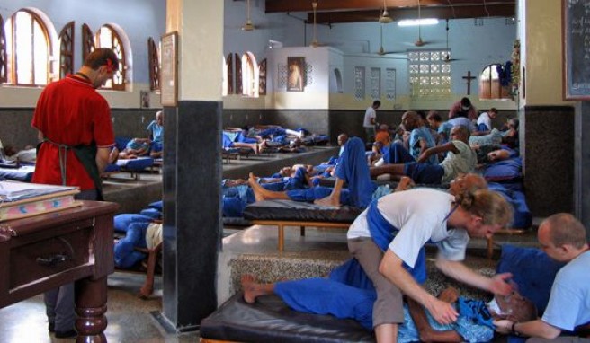 Nirmal Hriday, Mutter Teresas Hospiz in Kalkutta, Indien##Foto: wikipedia.org, India Boy Nirmal Hriday, Mutter Teresas Hospiz in Kalkutta, Indien