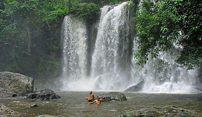 Wasserfälle gehören zu den großen Naturreichtümern in Kambodscha