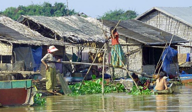 Pursat, Leben am See Tonle Sap, Kambodscha