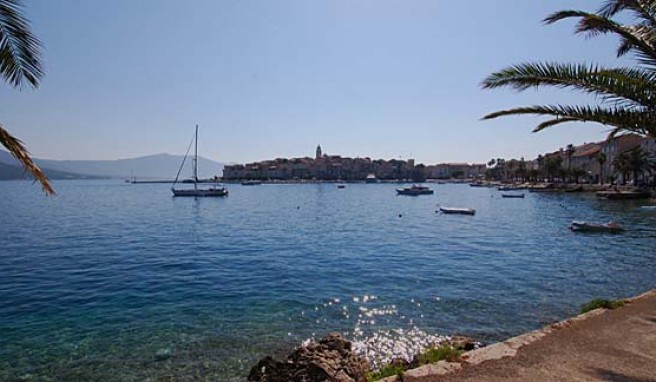 Korcula, die romantische Insel in Dalmatien, Kroatien