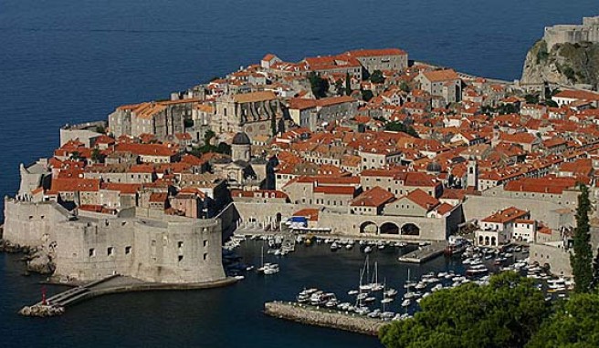 Dubrovnik die Perle der Adria ist eine der schönsten Städte Kroatiens