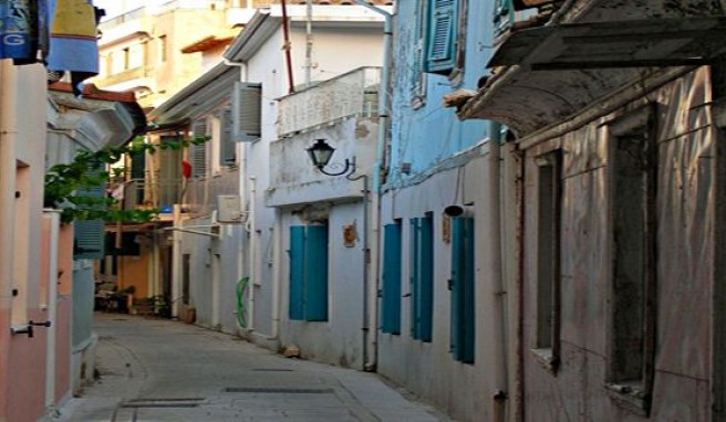 Malerische kleine Städte auf Lefkas, der griechischen Insel im Ionischen Meer