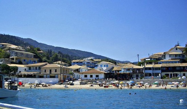 Agios Nikitas, Badeort mit Topstränden auf der griechischen Insel Lefkas im Ionischen Meer