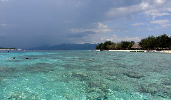 Gili Trawangan, traumverlorene Tropendylle mit weißen Stränden in Lombok, Indonesien