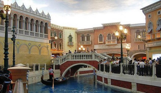 Das Venetian in Macau, china, nachgebautes Europa und ein fantastisches Hotel