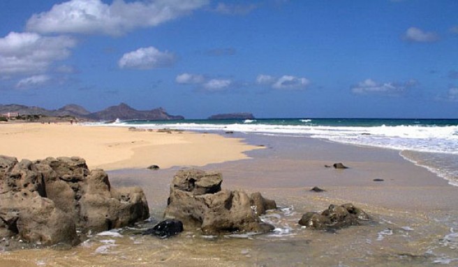 Traumstrände auf Porto Santo, der Nachbarinsel von Madeira, Portugal