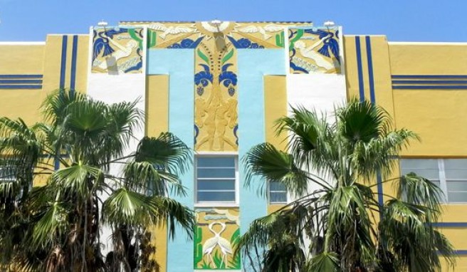 Miamis schicke Hotels im Art Déco-Stil, Florida, USA