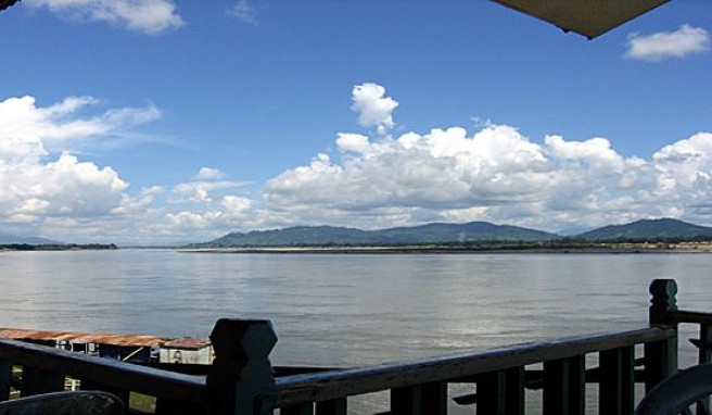 Die Reise auf dem Irrawaddy beginnt in Myitkyina, Myanmar