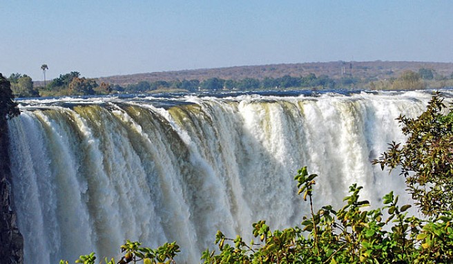 Die Victoria Falls am Sambesi, Namibia