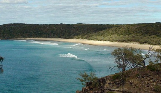 Blick vom Noosa National Park auf den Traumstrand Sunshine Beach##Foto: Flickr.com. Horizon2035 Blick vom Noosa National Park auf den Traumstrand Sunshine Beach