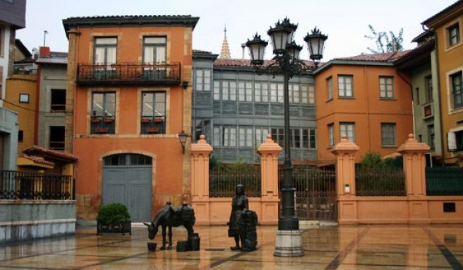 Schönes Oviedo, Hauptstadt Asturiens im Norden Spaniens