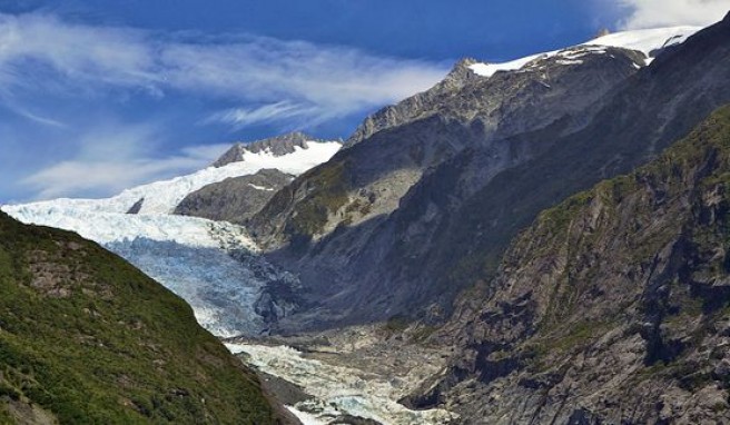 Der Franz-Josef-Gletscher auf Neuseelands Südinsel