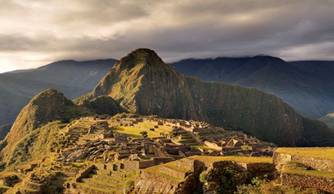 Macchu Pichu, die sagenumwobene Ruinenstadt am alten Inka-Trail in Peru