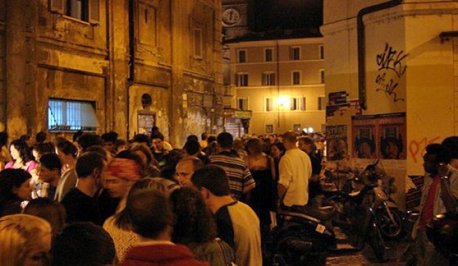 In Trastevere ist immer etwas los, Rom, Italien