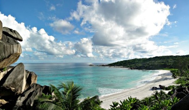 Traumstrand Grand Anse auf La Digue, Seychellen