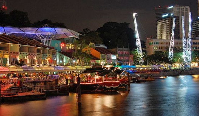 Entertainment Center am Clak Quay in Singapur