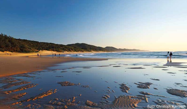 Reges Treiben an der sechs Kilometer langen Beachfront von Durban