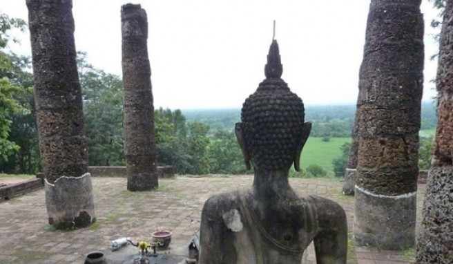 Die Buddahs in Sukothai haben immer den Überblick.