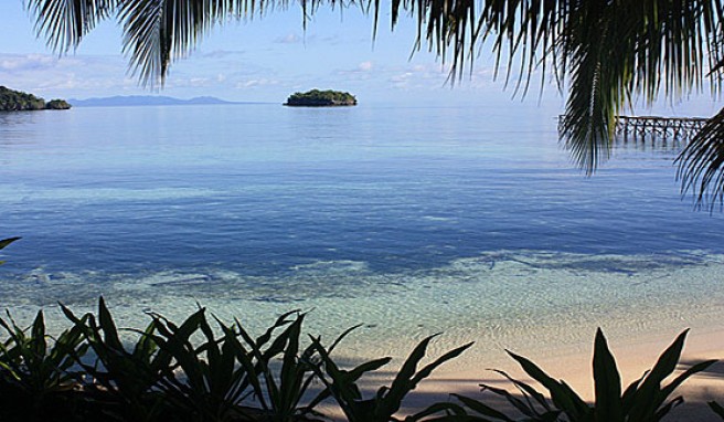 Badeparadies Togian Islands, Sulawesi, Indonesien