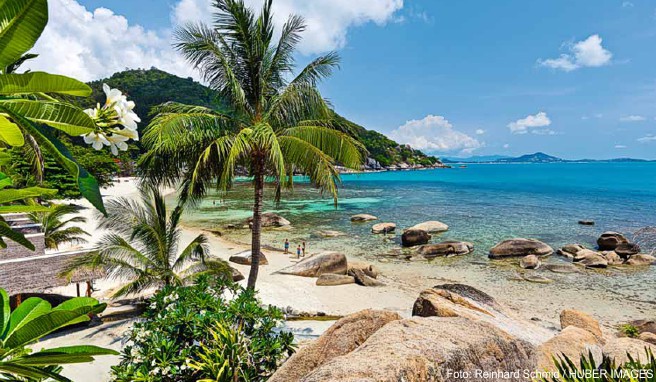 Für Koh Samui ungewohnte Ruhe und relaxte Atmosphäre bietet der familienfreundliche Silver Beach in Thailand