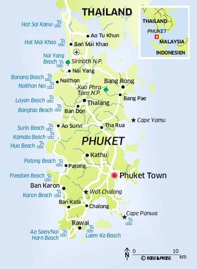Landkarte Thailand, Foto: rp Landkarte Thailand