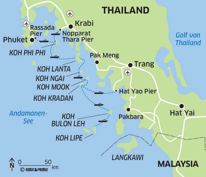 Landkarte Thailand, Foto: rp Landkarte Thailand