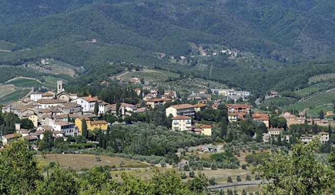 Radda im Chianti, dem Weinland der Toskana in Italien