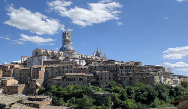 Siena, eines der kulturellen Zentren der Toskana in Italien