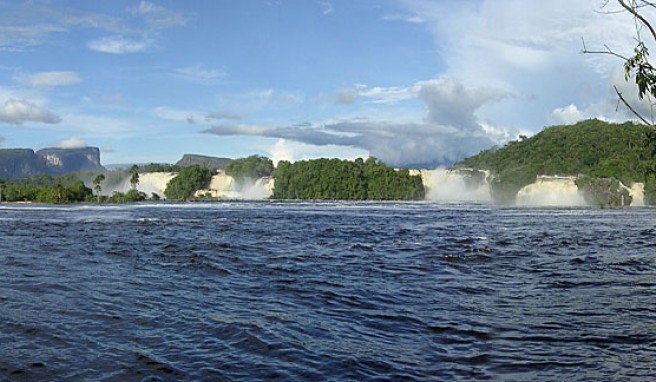 Laguna de Canaima in Venezuela