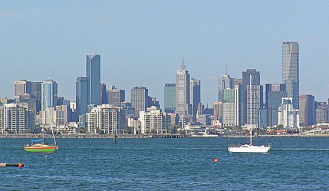Melbourne in Victoria, Australien, die südlichste Metropole der Welt