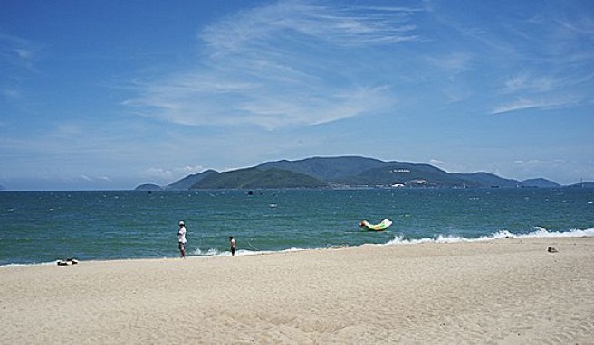 Na Thrang, der Traumstrand aller GIs ist heute ganz zivil, Vietnam