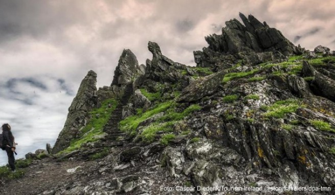 Weltkulturerbe Skellig Michael: An diesem mystischen Ort wurde die Schlussszene des Star Wars Films »Das Erwachen der Macht« gedreht