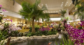 Wellness-Wartehallen: Der Changi Flughafen in Singapur belegte bei den »Skytrax Best Airport Awards 2010« den Spitzenplatz.##Foto: Singapore Tourism Board/dpa/tmn