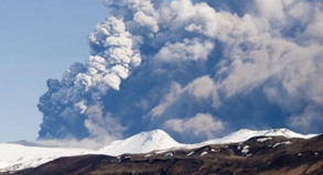 So sah das 2010 beim Ausbruch des Eyjafjallajökull aus - ob auch der Bárdarbunga so viel Asche spucken wird, bleibt noch abzuwarten