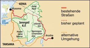 REISE & PREISE weitere Infos zu Serengeti: Highway-Pläne sind vom Tisch