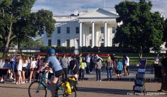 Das Weiße Haus in Washington ist selbst ein Touristenziel. Die dort derzeit gemachte Politik hält manche Reisende aber von USA-Urlauben ab