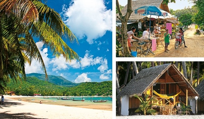 Dem Thong Nai Pan Beach im Nordosten von Koh Phangan/Thailand kommt seine abgeschiedene Lage zugute.