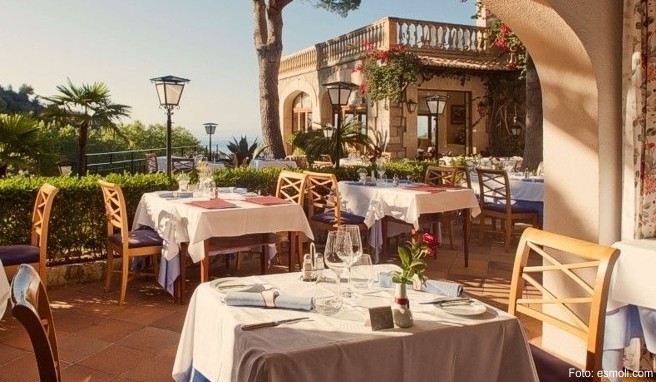 Auf der Terrasse kann man schön entspannen