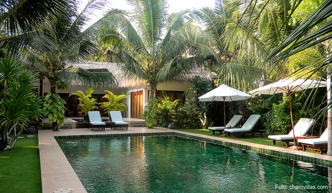 Zwischen Saigon und Nha Trang befinden sich die »Cham Villas« in einer traumhaften tropischen Anlage