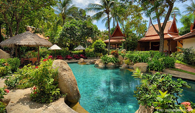 Obwohl Chaweng Beach in den letzten Jahren immer massentauglicher wurde, ist er trotzdem noch schön. Hier liegt das charmante »Poppies Samui«